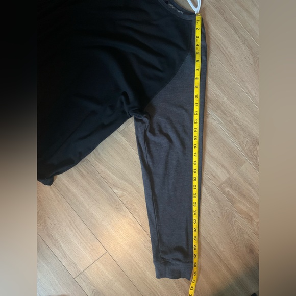 Long Sleeve Black and Grey Waffle Tee - Picture 4 of 6